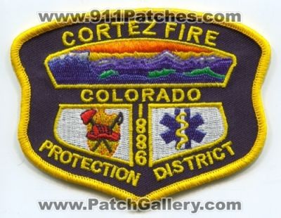 Cortez Fire Protection District Patch (Colorado)
[b]Scan From: Our Collection[/b]
Keywords: department dept. 1886