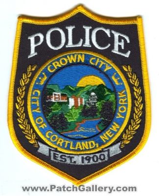 Cortland Police (New York)
Scan By: PatchGallery.com
Keywords: city of