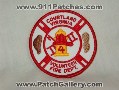 Courtland Volunteer Fire Department (Virginia)
Thanks to Walts Patches for this picture.
Keywords: dept.