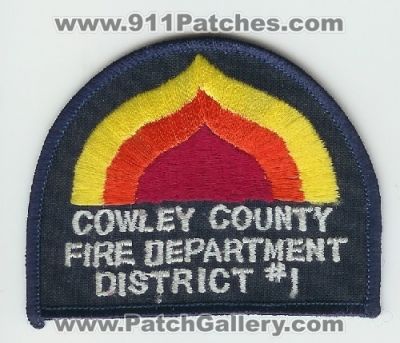 Cowley County Fire Department District Number 1 (Kansas)
Thanks to Mark C Barilovich for this scan.
Keywords: dept. #1