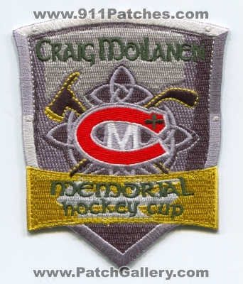Craig Moilanen Memorial Hockey Cup 2017 Patch (Colorado)
[b]Scan From: Our Collection[/b]
[b]Patch Made By: 911Patches.com[/b]
Keywords: cm north metro fire rescue department dept.