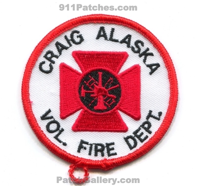 Craig Volunteer Fire Department Patch (Alaska)
Scan By: PatchGallery.com
Keywords: vol. dept.
