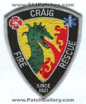 Craig Fire Rescue Department Patch (Colorado)
[b]Scan From: Our Collection[/b]
Keywords: dept. dragon