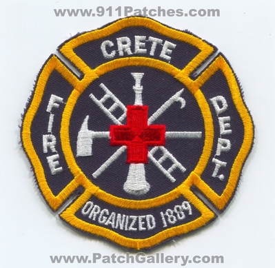 Crete Fire Department Patch (Illinois)
Scan By: PatchGallery.com
Keywords: dept. organized 1889