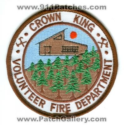 Crown King Volunteer Fire Department (Arizona)
Scan By: PatchGallery.com
Keywords: dept.