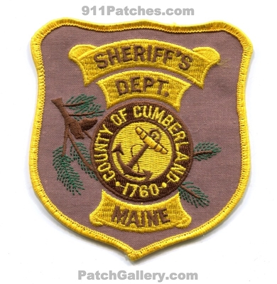 Cumberland County Sheriffs Department Patch (Maine)
Scan By: PatchGallery.com
Keywords: co. dept. of 1760