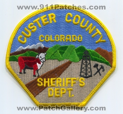Custer County Sheriffs Office Patch (Colorado)
Scan By: PatchGallery.com
Keywords: co. department dept.