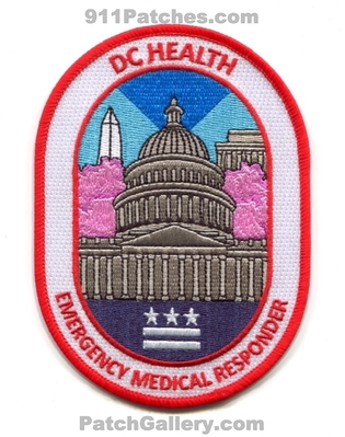 DC Health Emergency Medical Responder EMR Patch (Washington DC)
Scan By: PatchGallery.com
[b]Patch Made By: 911Patches.com[/b]
Keywords: district dist. of columbia ems ambulance