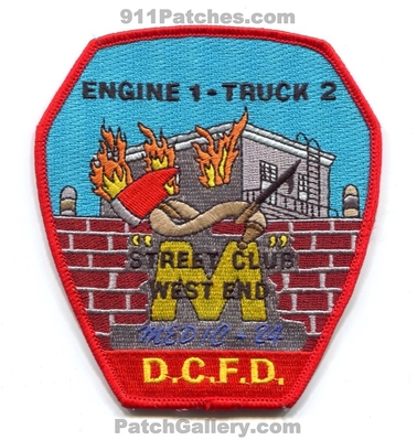 District of Columbia Fire Department DCFD Engine 1 Truck 2 Medic 24 Patch (Washington DC)
Scan By: PatchGallery.com
Keywords: dist. dept. d.c.f.d. company co. station street club west end