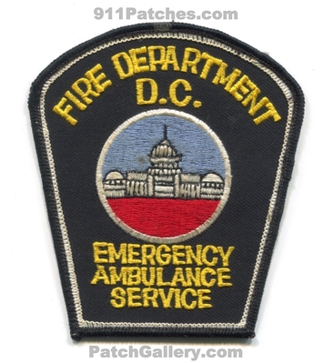 District of Columbia Fire Department DCFD Emergency Ambulance Service Patch (Washington DC)
Scan By: PatchGallery.com
Keywords: dist. dept. ems