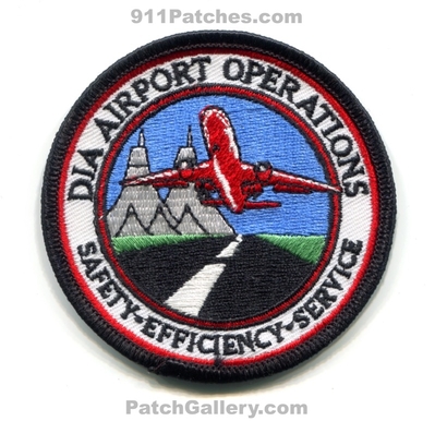 Denver International Airport DIA Operations Patch (Colorado)
Scan By: PatchGallery.com
Keywords: kden safety efficiency service