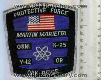 Martin Marietta Protective Force Oak Ridge (Tennessee)
Thanks to Mark C Barilovich for this scan.
Keywords: police ornl k-25 y-12 or