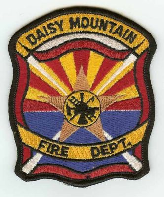 Daisy Mountain Fire Dept
Thanks to PaulsFirePatches.com for this scan.
Keywords: arizona department