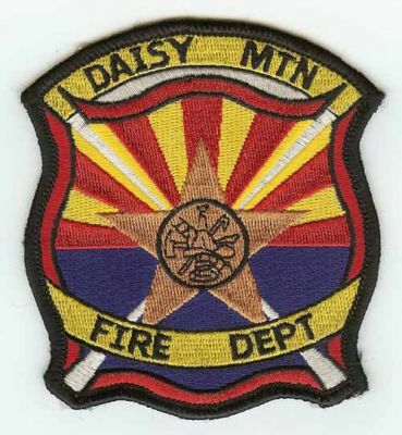 Daisy Mtn Fire Dept
Thanks to PaulsFirePatches.com for this scan.
Keywords: arizona mountain department