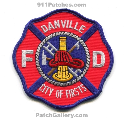 Danville Fire Department Patch (Kentucky)
Scan By: PatchGallery.com
Keywords: dept. fd city of firsts