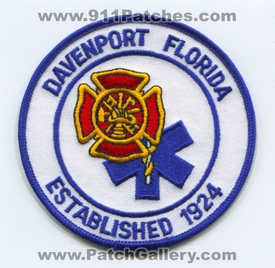 Davenport Fire Department Patch (Florida)
Scan By: PatchGallery.com
Keywords: dept. established 1924