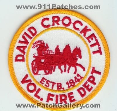 David Crockett Volunteer Fire Department (Louisiana)
Thanks to Mark C Barilovich for this scan.
Keywords: vol. dept