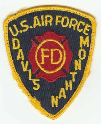 Davis Monthan US Air Force FD
Thanks to PaulsFirePatches.com for this scan.
Keywords: arizona usaf fire department