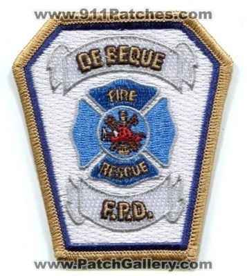 De Beque Fire Protection District Patch (Colorado)
[b]Scan From: Our Collection[/b]
Keywords: debeque rescue f.p.d. fpd