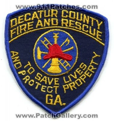 Decatur County Fire and Rescue Department (Georgia)
Scan By: PatchGallery.com
Keywords: & dept. ga.