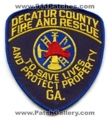 Decatur County Fire and Rescue Department (Georgia)
Scan By: PatchGallery.com
Keywords: & dept. ga.
