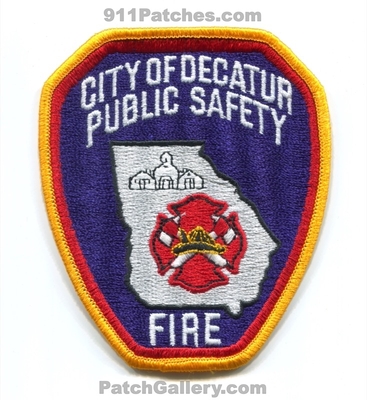 Decatur Fire Department Patch (Georgia)
Scan By: PatchGallery.com
Keywords: city of public safety dept. dps