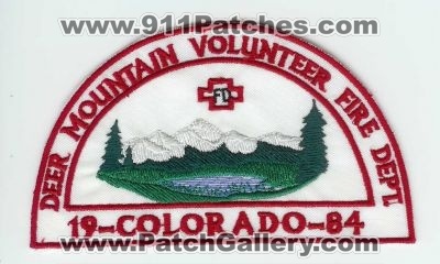 Deer Mountain Volunteer Fire Department (Colorado)
Thanks to Jack Bol for this scan.
Keywords: dept. fd