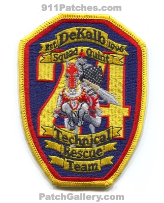 Dekalb County Fire Department Company 24 Patch (Georgia)
Scan By: PatchGallery.com
Keywords: co. dept. station squad quint technical rescue team trt est. 1996
