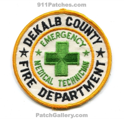 Dekalb County Fire Department Emergency Medical Technician EMT Patch (Georgia)
Scan By: PatchGallery.com
Keywords: co. dept. ems
