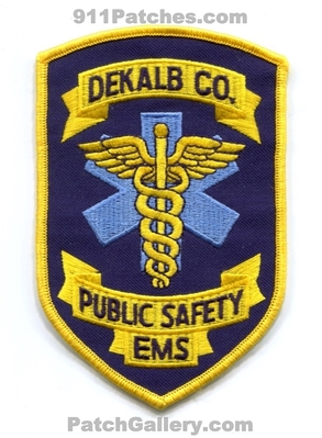 Dekalb County Public Safety Emergency Medical Services EMS Patch (Georgia)
Scan By: PatchGallery.com
Keywords: co. department dept. of dps ambulance