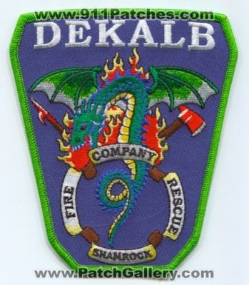Dekalb County Fire Rescue Department Company 9 Patch (Georgia)
Scan By: PatchGallery.com
Keywords: co. dept. dcfd station shamrock