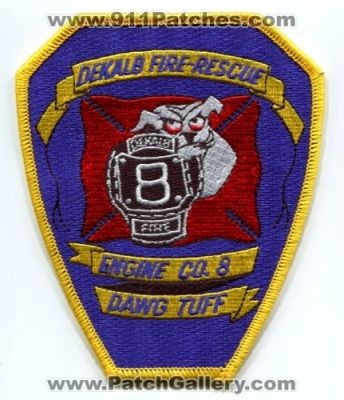 Dekalb County Fire Rescue Department Engine Company 8 Patch (Georgia)
Scan By: PatchGallery.com
Keywords: dept. co. dcfrd dcfd