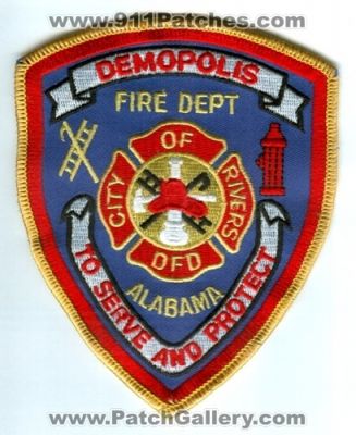Demopolis Fire Department (Alabama)
Scan By: PatchGallery.com
Keywords: dept. dfd