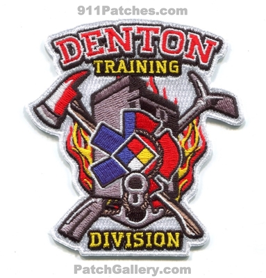 Denton Fire Department Training Division Patch (Texas)
Scan By: PatchGallery.com
[b]Patch Made By: 911Patches.com[/b]
Keywords: dept. academy