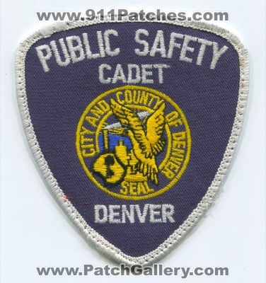 Denver Public Safety Cadet Patch (Colorado)
[b]Scan From: Our Collection[/b]
Keywords: city and county co. of seal fire police sheriffs department dept. dps