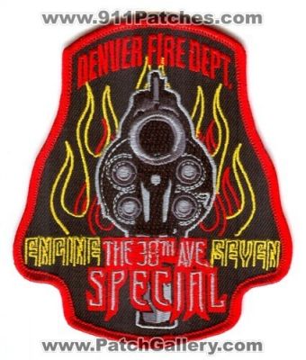 Denver Fire Department Engine 7 Patch (Colorado)
[b]Scan From: Our Collection[/b]
Keywords: dept. dfd seven