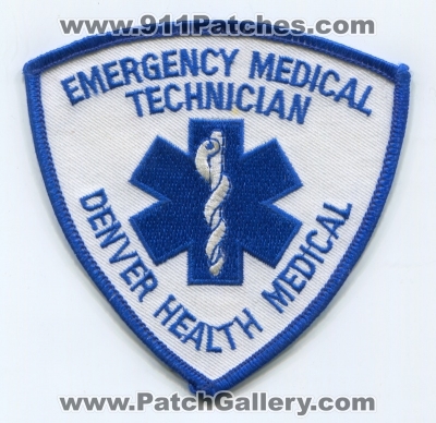 Denver Health Paramedic EMT Patch (Colorado)
[b]Scan From: Our Collection[/b]
Keywords: ems medical center dg general emergency medical technician city and county of