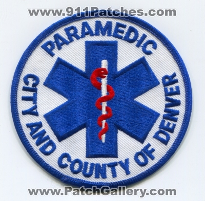 Denver Health Paramedic Patch (Colorado)
[b]Scan From: Our Collection[/b]
Keywords: ems ambulance dg general hospital city and county of