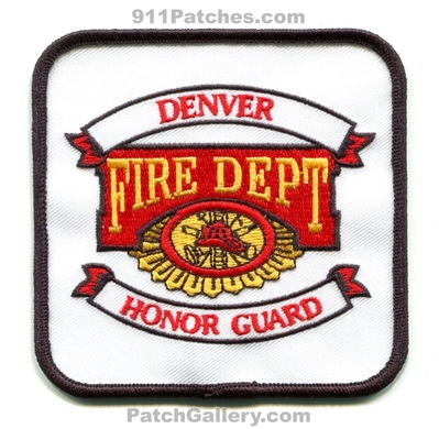 Denver Fire Department Honor Guard Patch (Colorado)
[b]Scan From: Our Collection[/b]
Keywords: dept. dfd d.f.d.