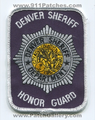 Denver Sheriff Department Honor Guard Patch (Colorado)
Scan By: PatchGallery.com
Keywords: sheriffs dept. office