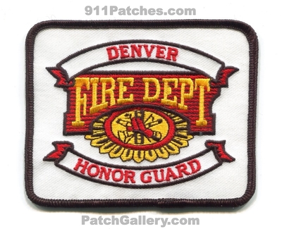 Denver Fire Department Honor Guard Patch (Colorado)
[b]Scan From: Our Collection[/b]
Keywords: dept. dfd