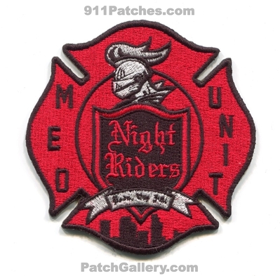 Denver Fire Department Med Unit Patch (Colorado)
[b]Scan From: Our Collection[/b]
Keywords: dept. dfd d.f.d. company co. station night riders
