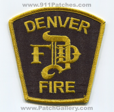Denver Fire Department Class A Patch (Colorado)
[b]Scan From: Our Collection[/b]
Keywords: dept. dfd d.f.d.