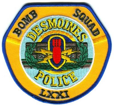 Des Moines Police Bomb Squad (Iowa)
Scan By: PatchGallery.com
Keywords: desmoines