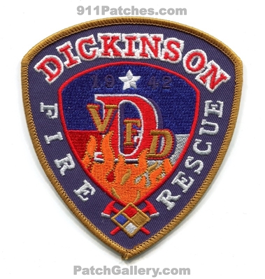 Dickinson Fire Rescue Department Patch (Texas)
Scan By: PatchGallery.com
Keywords: dept. 1942