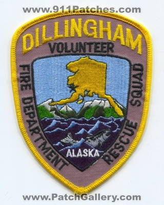 Dillingham Volunteer Fire Department Rescue Squad Patch (Alaska)
Scan By: PatchGallery.com
Keywords: vol. dept.