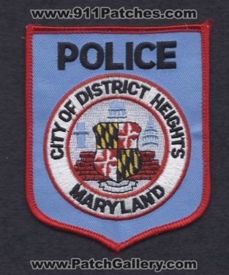 District Heights Police Department (Maryland)
Thanks to Paul Howard for this scan.
Keywords: dept. city of