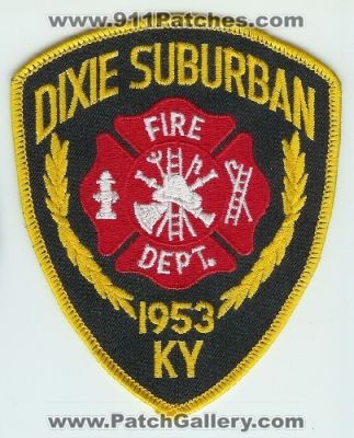Dixie Suburban Fire Department (Kentucky)
Thanks to Mark C Barilovich for this scan.
Keywords: dept. ky