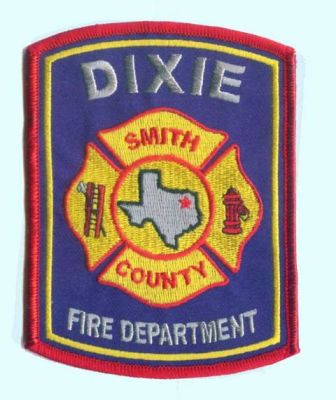 Dixie Fire Department (Texas)
Thanks to Dave Miller for this scan.
County: Smith
