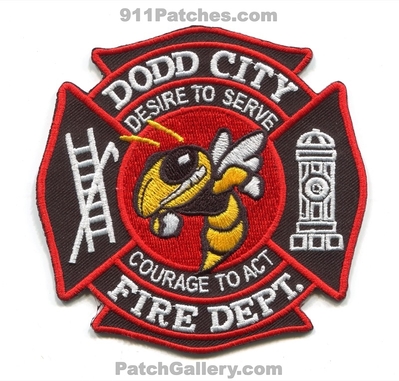 Dodd City Fire Department Patch (Texas)
Scan By: PatchGallery.com
Keywords: dept. desire to serve courage to act bee hornet wasp